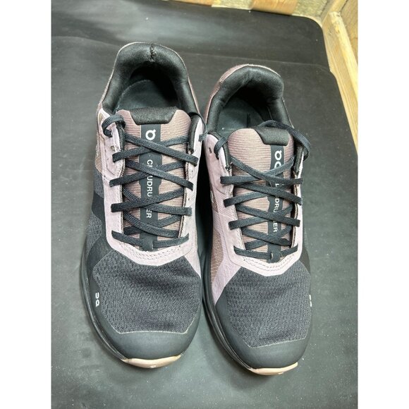 On Cloud Cloudrunner Waterproof Black/Grape Running Shoes Womens Size 7.5 - Picture 3 of 10